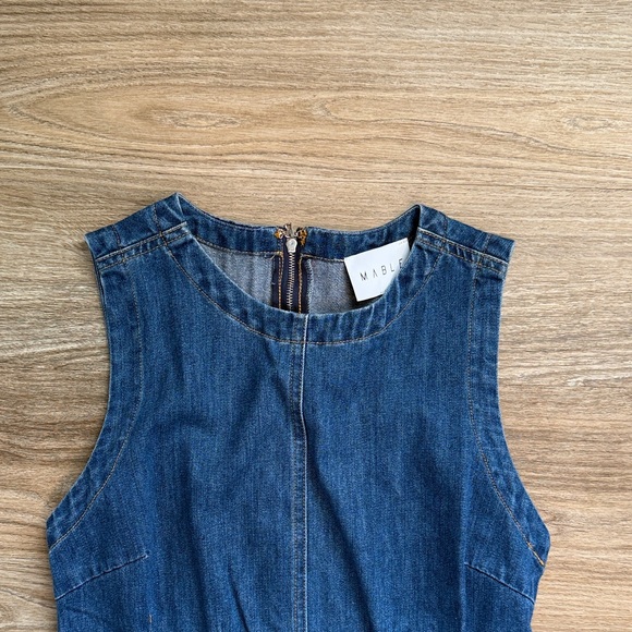 Mable Petal & Pup Denim Sleeveless Dress - Picture 2 of 4